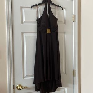 Brown Halter Dress